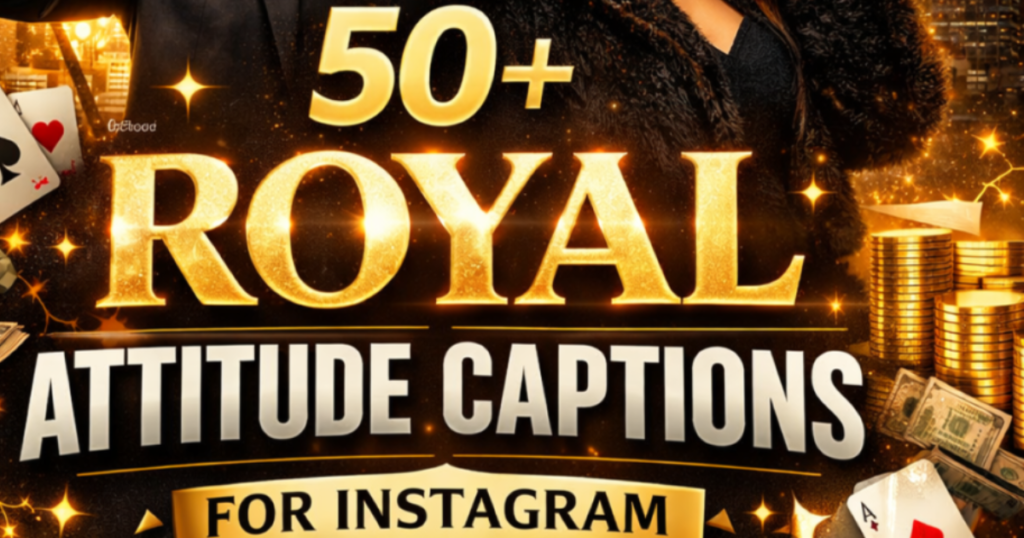 Current image: 50+ Royal Attitude Captions for Instagram Simple, Savage