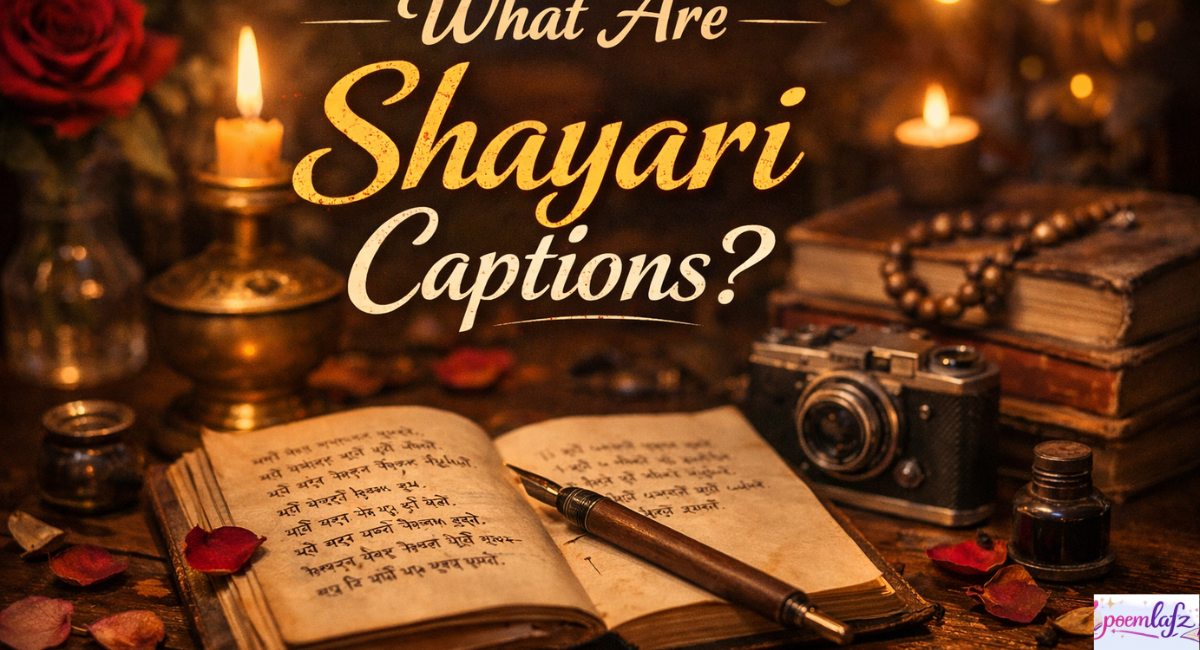what are shayari captions