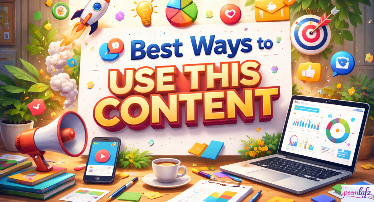 🚀 Best Ways to Use This Content
